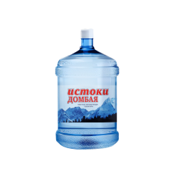 ГОРНАЯ ЛЕДНИКОВАЯ ВОДА «ИСТОКИ ДОМБАЯ» 19Л В ОБОРОТНОЙ ТАРЕ