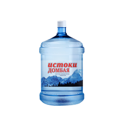 ГОРНАЯ ЛЕДНИКОВАЯ ВОДА «ИСТОКИ ДОМБАЯ» 19Л В ОБОРОТНОЙ ТАРЕ