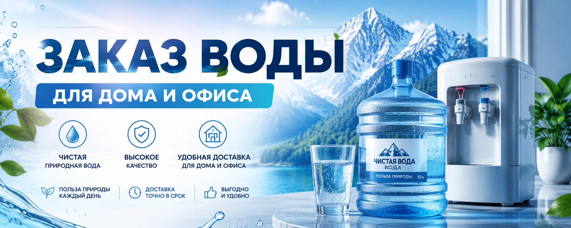 заказ воды